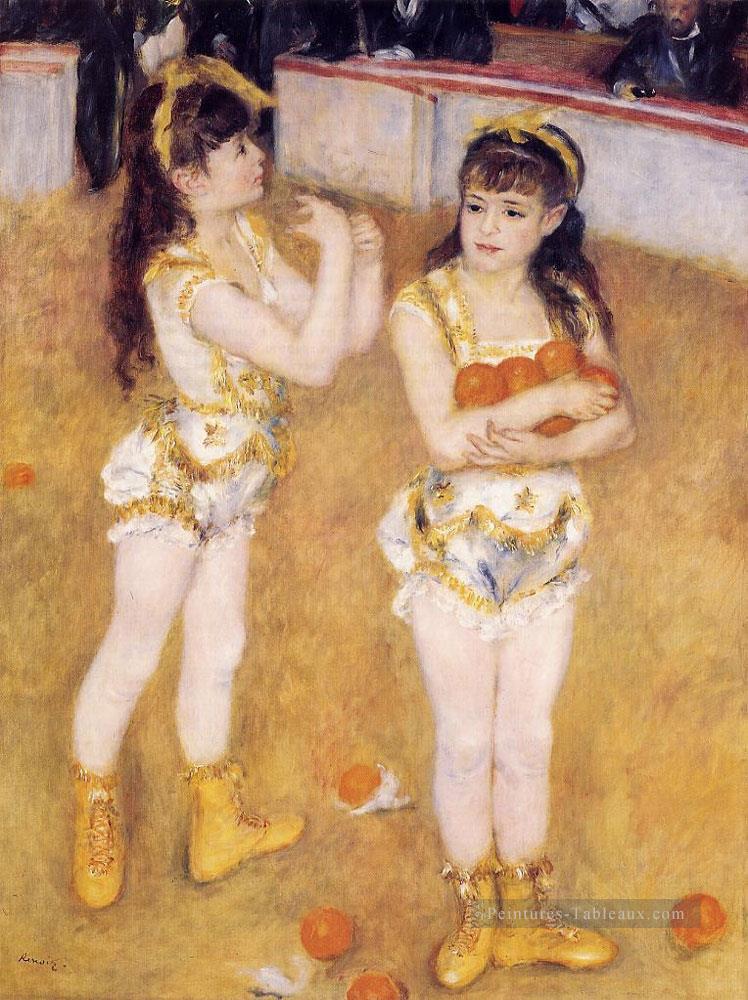 jongleurs au cirque fernando Pierre Auguste Renoir Peintures à l'huile